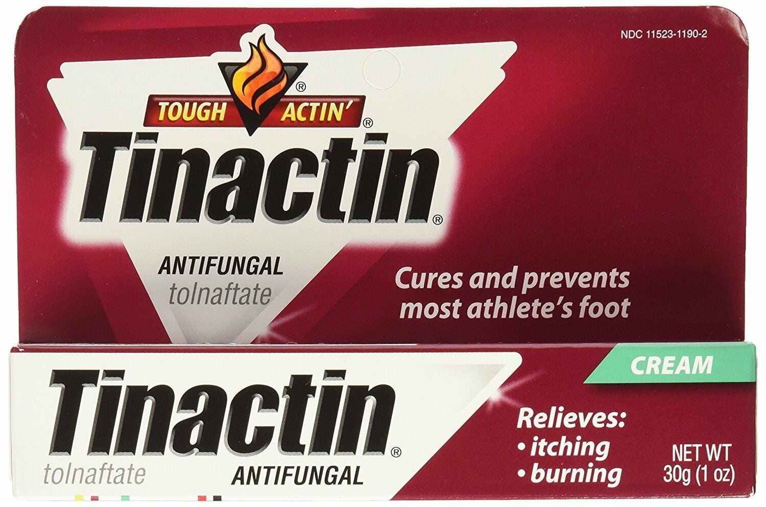 2 Pack Tinactin Antifungal Jock Itch Cream Cures Most Jock Itch .5Oz Each 