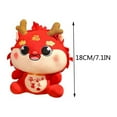 thumbnail image 5 of XEOVHV Chinese New Year 2024 Dragon Plush Lovely Doll, Lunar New Year Zodiac Stuffed Animals Lovely Dragon Boy Toy for Spring Festival for Home Decoration, Year of The Dragon 2024 Ideal Gifts, 5 of 7