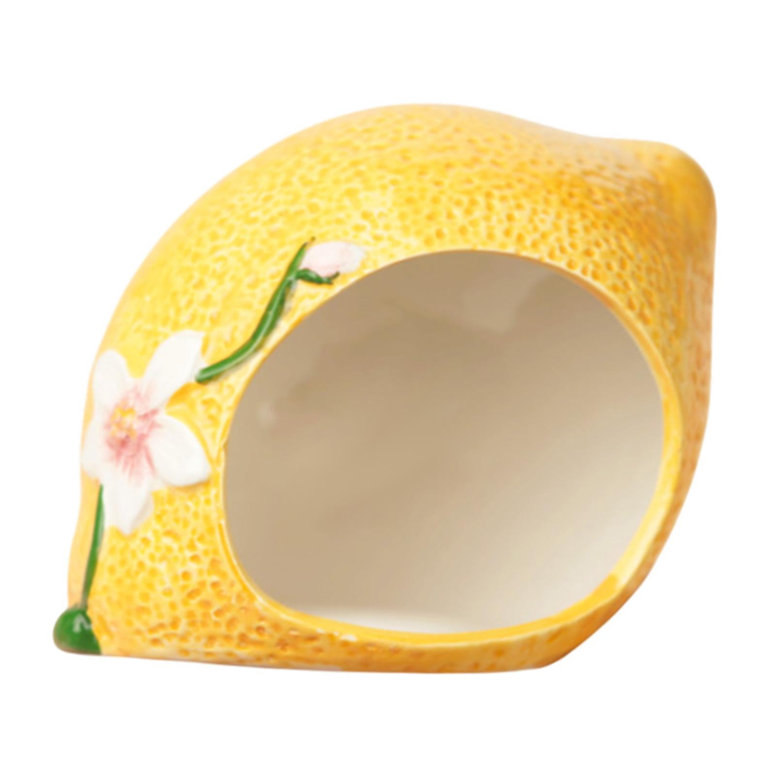 Fzaqwen Hamster House, Caumon Shape Cave Cave Hamster Cage Accessories, Nest Habitat Hut Cage Small Animal Hideout for Petit Hamster Pour Pets De Pets