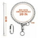 thumbnail image 4 of Collar De Cadena Para Perro, Correa De Acero Inoxidable De M, 4 of 6