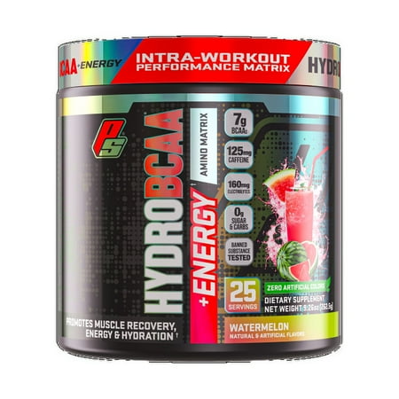 ProSupps HydroBCAA + ENERGY Intra-Workout Performance Matrix, 25 Servings, Watermelon