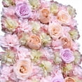 thumbnail image 4 of 5 Pcs Artificial Silk Flower Wall Panel Backdrop DIY Wedding Background Decor, 4 of 11