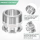 thumbnail image 2 of Uxcell 1-Pack Tri Sanitary 1.5 in Clamp Fittings to 1.5 in NTP Male Thread Stainless Steel Pipe Hexagon Fitting Ferrule OD 50.5mm, 2 of 7