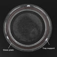 thumbnail image 4 of Microwave Turntable Ring Replacement, 7.44 Inch Durable Plastic Rotating Inner Ring with 14mm Rollers Universal Glass Tray Support Holder Microwave Spinner Accessory Part for Plates, 4 of 7