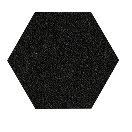 Home Queen Indoor Outdoor Commercial Black Color Area Rug - 2 ft ...