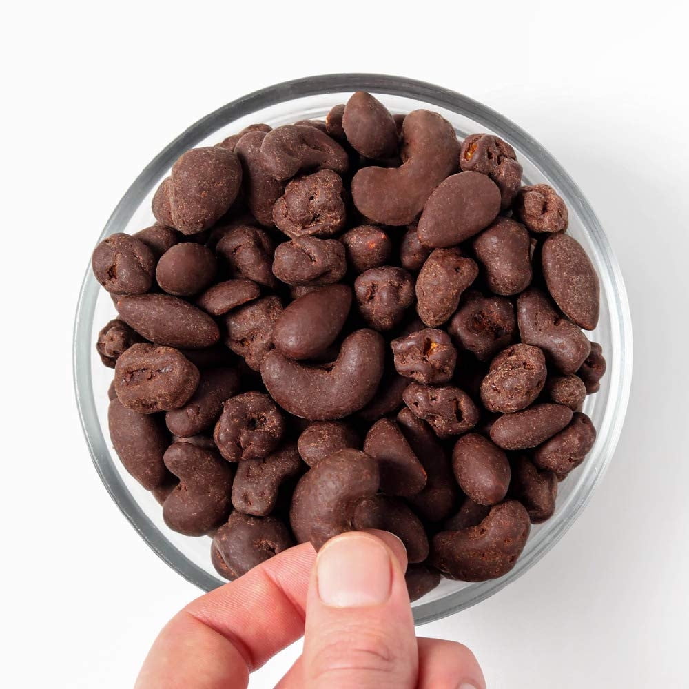 Hu Keto Friendly Vegan Hunks |Chocolate Covered Almonds With Sea Salt | 6 Pack | Non-GMO, Gluten Free, Paleo, Organic Dark Chocolate