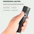 thumbnail image 4 of Toystoory Linterna magnética Recargable Brillo Zoomed Antorcha Linterna Batería Telescópica Aluminio Camping Senderismo Pesca Estufas de camping, 4 of 6