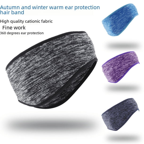 Diadema protectora para los oídos con forro polar Winter Explosions para deportes, running y ciclismo, cálida y resistente al frío