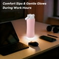 thumbnail image 4 of MYONAZ Insulated Water Bottle with Lantern 18oz Stainless Steel Flask with Detachable Rechargeable Camping Light, Perfect for Home and Outdoors (Pink), 4 of 10