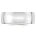 thumbnail image 6 of 14K White Gold 8mm Light Weight Comfort Fit Band Ring Size 14, 6 of 7