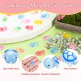 thumbnail image 2 of Uxcell 20-Pack Luminous Mini Resin Turtles, Glow in The Dark Tiny Sea Turtle [Rose Red], 2 of 6
