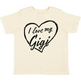 thumbnail image 3 of Inktastic I Love My Gigi in Black Chalk Heart Boys or Girls Toddler T-Shirt, 3 of 5