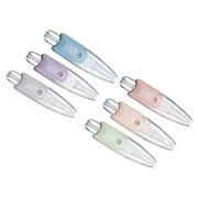 Uxcell White Out Correction Tape Eraser Tape Dispenser Refillable Retractable Instant Correction 6 Colors 6 Pack