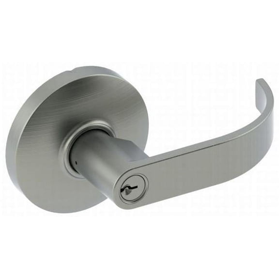 Hager 3580ARC26D Archer Lever Storeroom Cylindrical Lock, Satin Chrome Finish