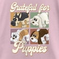 thumbnail image 2 of Girl's Pound Puppies Grateful for Puppies  Graphic Tee Light Pink X Large, 2 of 4