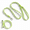 Green, variant on MGEZCOO Dog Leash and Collar Set, 59 in (1.5 m) Rope Leash, Adjustable Dog Collar, Braided Strong Lead for Walking