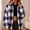 Blue-Jackets womens coat, variant on AnuYalue Women's Fleece Jacket Polka Dots Sherpa Lined Coats Full Zip Long Sleeve Lapel Outerwear Trendy Streetwear