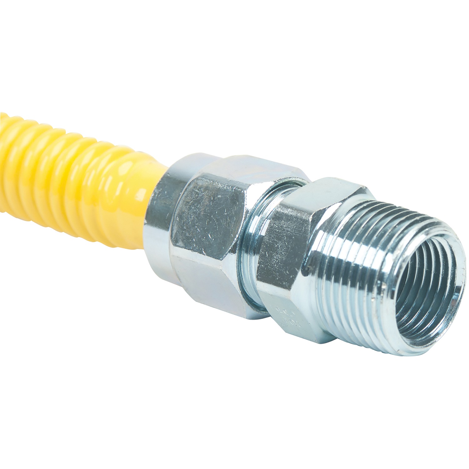 BrassCraft CSSC14-48 Gas Range & Gas Furnace Flex-Line (5/8" OD (3/4" MIP x 1/2" MIP) x 48")