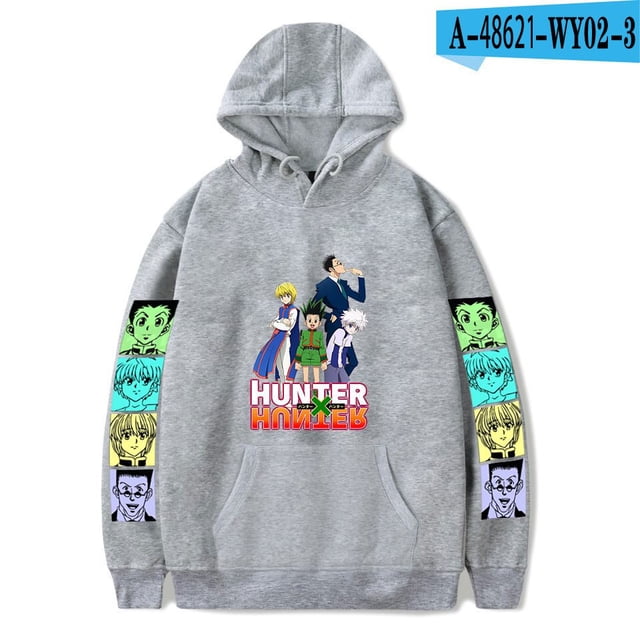 HUNTER X HUNTER Sudaderas con capucha Chaqueta informal Niños adultos Niños Tallas Killua Zoldyck Cosplay Jersey Jersey Unisex055XL Deng Xun unisex