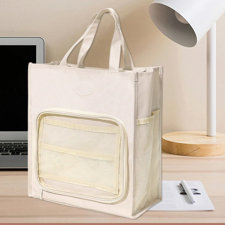 Outoloxit Large Capacity PVC Multi-Layered Tote Bag Cloth