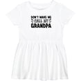 thumbnail image 3 of Inktastic Don't Make Me Call My Grandpa Girls Baby Dress, 3 of 5