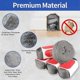 thumbnail image 4 of Steel Wool 000 4 Pcs Wool Fill Fabric Keep Mice Away From Holes Siding Pipeline Vents In Garden House Hardware, 4 of 5