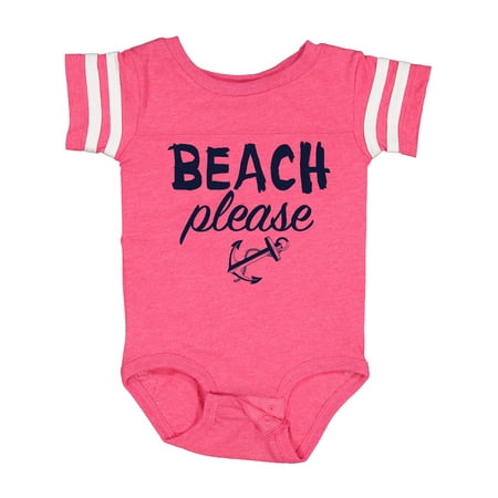 

Inktastic Beach Please with Anchor Gift Baby Boy or Baby Girl Bodysuit