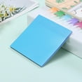 thumbnail image 2 of Transparent Sticky Notes, 3x3 Inch Clear Sticky Notes, Waterproof Colorful Sticky Note, Transparent Stickers(1 Packs,50 Sheets) Sticky, Weekly to Do List Notepad, Back to Schools Stuff, Blue, 2 of 6