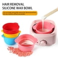 thumbnail image 2 of Doublure de Chauffe-Cire en Silicone avec Poignée, Pot de Cire Antiadhésif, Bol, Épilation, Chauffe-Cire Fondue, Machine de Chauffage, Contenant, Remplacement, 2 of 8
