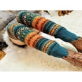 thumbnail image 3 of FNNMNNR Women Wool Knit Leg Warmer Boot Warmer-Knee High Socks Winter Bohemian Boot Cuffs Knit Crochet Leg Warmers, 3 of 5