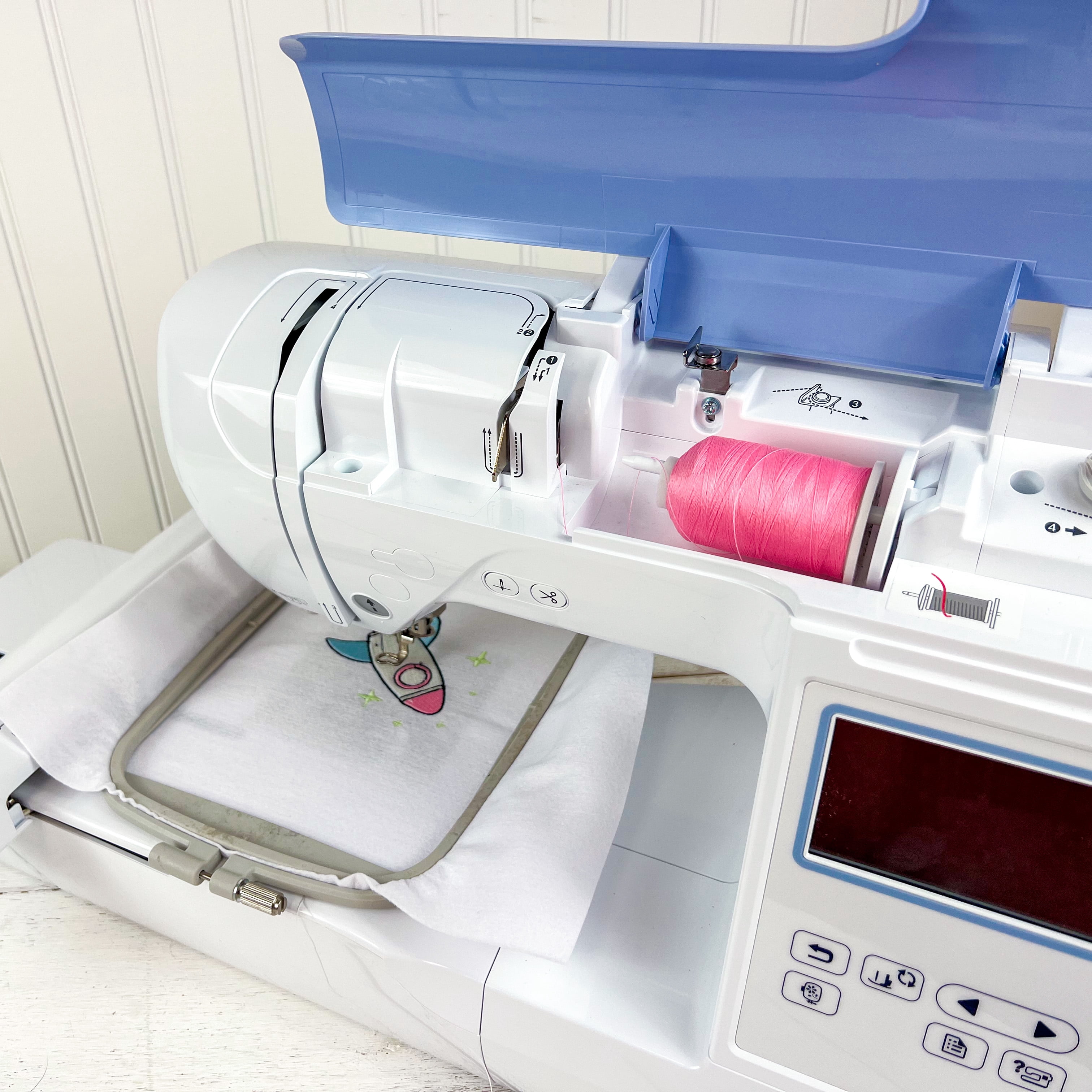 8 Spool Set Threadart Glow In The Dark Machine Embroidery Thread | 1000M Cones Compatible with Brother Janome Pfaff Babylock Singer Bernina Husqvarna and Most Home Embroidery Machines