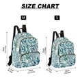 thumbnail image 2 of FORMRS Mini Backpack Purse for Women Travel Daypack Casual Shoulder Bag, Beautiful Leaves Pattern, 2 of 7