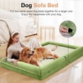 thumbnail image 3 of Cama Grande para Perro NANUYA Ortopédica 66x56 cm Impermeable Verde, 3 of 9