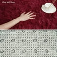 thumbnail image 3 of TWINNIS Super Soft Area Rug for Living Room Bedroom Shaggy Accent Carpets for Kids Girls Rooms,5'x8',Wine Red, 3 of 7