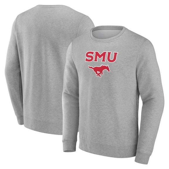 Men's Gray SMU Mustangs Campus Sweatshirt