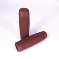 thumbnail image 4 of facefd 2pcs Moto Recul Caoutchouc Gel 7/8" 22mm Poignées de Guidon Brun, 4 of 5
