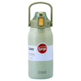 thumbnail image 1 of Botella de vacío de 45 onzas con aislamiento al vacío, termo para ciclismo, hogar verde, 1 of 7