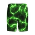 thumbnail image 5 of Easygdp Green Lightning Men's Short Pajama Pants, Sleep Shorts, Household Pants, Casual Pants with Pockets - 4X-Large, 5 of 9