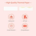 thumbnail image 2 of Jewelry Label Paper SelfAdhesive Thermal Paper Roll 1450mm 130sheets/roll Compatible with Phomemo D30 Thermal Printer Thermal Printing Label Paper, 2 of 7