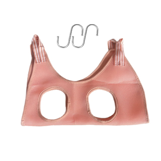 Fiudx Bolsa de Aseo para Mascotas, Diseño Cómodo para Gatos y Perros, Herramienta para Cortar y Bañar Uñas, Segura para Mascotas Activas, Tamaño Ajustable, Lavable a Máquina, Incluye Ganchos y Hamaca