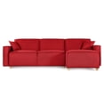 thumbnail image 2 of Sala Modular Reversible Makora Bennet con Memory Foam Rojo Lino y Respaldo Ajustable, 2 of 8