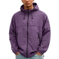 thumbnail image 2 of HAJWOH Mens Sun Protection Lightweight Waterproof Jacket Hoodie Hiking Fishing Running Travel Windbreaker, 2 of 5