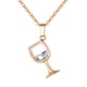thumbnail image 2 of Collar para mujer, joyería para mujer, joyería para mujer, colgante de copa de vino para mujer, collar de cadena larga con circonitas, regalo de joyería, el collar, 2 of 3