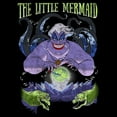 thumbnail image 2 of Men's The Little Mermaid Distressed Ursula Poster Graphic T-Shirt, 2 of 5