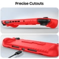 thumbnail image 5 of FINTIE Case for Nintendo Switch 2 (2025) with Game Card Slots, Soft Silicone [Anti-Slip] Shock Proof Protective Cover, Ergonomic Grip Case, Red, 5 of 10