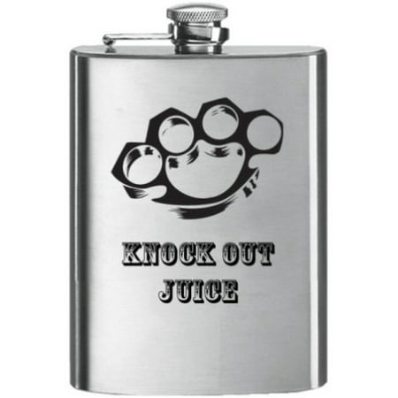 Knock Out Juice 8 Oz. Flask