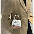 thumbnail image 3 of LHSHIDU Crossbody Bag for Women Girls Cute Candy-Colored Tote with Patent Leather Glitter Shoulder Bag Small Square Bag, 3 of 7