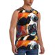 thumbnail image 2 of Fotbe Cow Men's Camiseta sin Mangas Estampada para Hombres, Playera Casual para Gimnasio, Entrenamiento, Playa-Large, 2 of 7