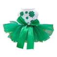 thumbnail image 1 of TIELUTT & Cat Tutu Dress with Green Bow – Embroidered Pet Clothes for Large Dogs Female Pet Clothes for Small Dogs Girls Dress Pet Clothes Rack Small Pet Clothes Rack Hanger Pet Clothes for Small Dog, 1 of 7