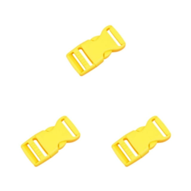 ZheElen 10pcs/set High Compatibility Buckle Strap For Convenient And Secure Fastening ABS Clasp Belt Buckles Release Buckle light yellow 3Set